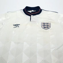 Load image into Gallery viewer, 1988/90 England Vintage Umbro Home Football Shirt (38/40) M3
