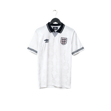 Load image into Gallery viewer, 1990/92 Gascoigne #19 England Retro Umbro Home Football Shirt (S) Italia 901
