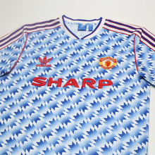 Load image into Gallery viewer, 1990/92 Sharpe #7 Manchester United Retro adidas Away Football Shirt (M/L)
