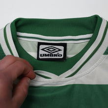 Load image into Gallery viewer, 1999/01 Moravick #25 Celtic Vintage Umbro Home Football Shirt (M)13

