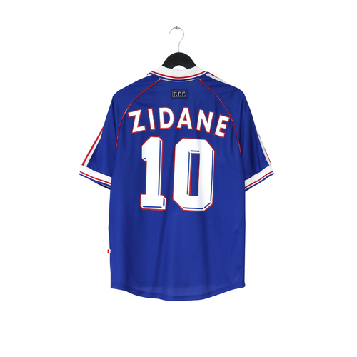 1998/00 ZIDANE #10 France Vintage adidas Home Football Shirt (S/M) World Cup 980