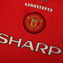 Load image into Gallery viewer, 1996/98 Beckham #10 Manchester United Vintage Umbro Home Football Shirt (L)5
