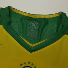 Load image into Gallery viewer, 2004/06 Ronaldo #9 Brazil Vintage Nike Home Football Shirt (L) Total 9015
