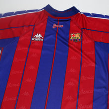 Load image into Gallery viewer, 1997/98 Barcelona Vintage Kappa Home Football Shirt (M)2
