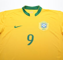 Load image into Gallery viewer, 2006/08 RONALDO #9 Brazil Vintage Nike WC 2006 Home Football Shirt (L)
