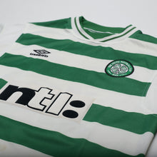 Load image into Gallery viewer, 1999/01 Moravick #25 Celtic Vintage Umbro Home Football Shirt (M)4
