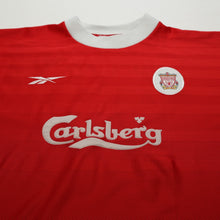 Load image into Gallery viewer, 1998/00 Gerrard #28 Liverpool Vintage Reebok Home Football Shirt (L) 42/443

