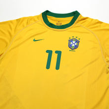 Load image into Gallery viewer, 2000/02 Romario #11 Brazil Vintage Nike Home Football Shirt (S)2
