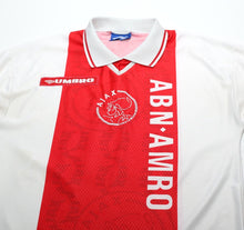 Load image into Gallery viewer, 1998/99 LITMANEN #10 Ajax Vintage Umbro Home Football Shirt (M) Finland
