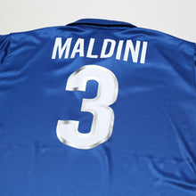 Load image into Gallery viewer, 1997/98 Maldini #3 Italy Vintage Nike Home Football Shirt (XXL) World Cup 989
