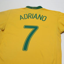 Load image into Gallery viewer, 2006/08 Adriano #7 Brazil Vintage Nike Home Football Shirt (M) World Cup 069

