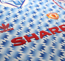 Load image into Gallery viewer, 1990/92 MANCHESTER UNITED Retro adidas Originals Away Football Shirt (L/XL)
