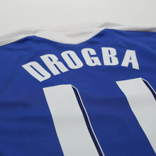 Load image into Gallery viewer, 2011/12 Drogba #11 Chelsea Vintage adidas UCL Home Football Shirt (M)15
