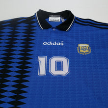Load image into Gallery viewer, 1994 Maradona #10 Argentina Retro adidas Originals Away Football Shirt (M)3
