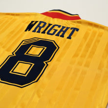 Load image into Gallery viewer, 1993/94 Wright #8 Arsenal Retro adidas Equipment Away Football Shirt (S/M)11

