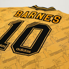 Load image into Gallery viewer, 1994/96 Barnes #10 Liverpool Vintage adidas Third Football Shirt (L)12
