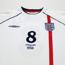 Load image into Gallery viewer, 2001/03 Scholes #8 England Vintage Umbro Home Football Shirt (XL) Brazil 2002 WC3
