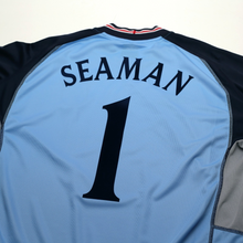 Load image into Gallery viewer, 2002/03 Seaman #1 England Vintage Umbro GK Football Shirt (XL) 2002 WC9
