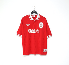 Load image into Gallery viewer, 1996/98 FOWLER #9 Liverpool Vintage Reebok Home Football Shirt (L) 42/44
