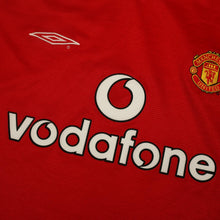 Load image into Gallery viewer, 2000/02 Beckham #7 Manchester United Vintage Umbro Home Football Shirt (M)
