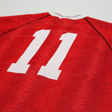 Load image into Gallery viewer, 1990/92 Kanchelskis #11 Manchester United Retro adidas Home Football Shirt (M/L)10
