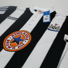 Load image into Gallery viewer, 1995/97 Shearer #9 Newcastle United Retro adidas Football Shirt (S) BNWT4
