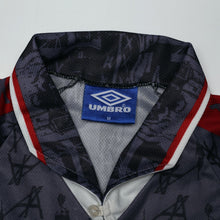 Load image into Gallery viewer, 1996/97 Kluivert #9 Ajax Vintage Umbro Away Football Shirt (M)15
