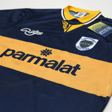 Load image into Gallery viewer, 1995/96 Maradona #10 Boca Juniors Olan Reissue Parmalat SS Shirt 42 (L) BNWT4
