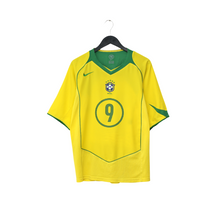 Load image into Gallery viewer, 2004/06 Ronaldo #9 Brazil Vintage Nike Home Football Shirt (L) Total 901
