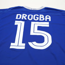 Load image into Gallery viewer, 2003/05 Drogba #15 Chelsea Vintage Umbro UCL Home Football Shirt (XL)9
