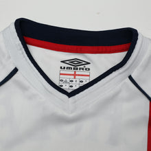Load image into Gallery viewer, 2001/03 Scholes #8 England Vintage Umbro Home Football Shirt (M) Brazil 2002 WC16
