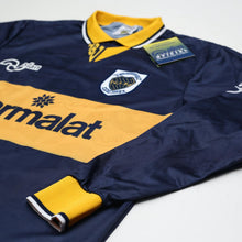 Load image into Gallery viewer, 1995/96 Maradona #10 Boca Juniors Olan Reissue Parmalat LS Shirt 42 (L) BNWT5
