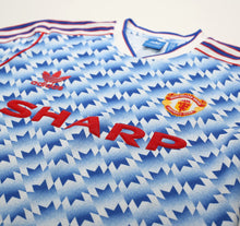 Load image into Gallery viewer, 1990/92 MANCHESTER UNITED Retro adidas Originals Away Football Shirt (S/M)
