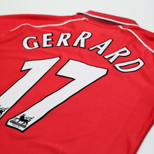 Load image into Gallery viewer, 2000/02 Gerrard #17 Liverpool Vintage Reebok Home Football Shirt (S)12
