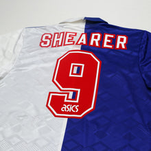 Load image into Gallery viewer, 1992/94 Shearer #9 Blackburn Rovers Vintage Asics Home Football Shirt (L/XL)
