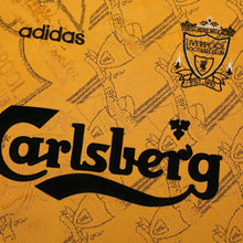 Load image into Gallery viewer, 1994/96 Barnes #10 Liverpool Vintage adidas Third Football Shirt (L)6
