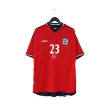 Load image into Gallery viewer, 2002/04 Rooney #23 England Vintage Umbro Away Debut Football Shirt XL Australia0
