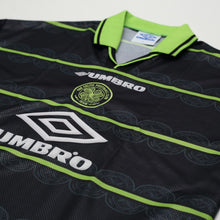 Load image into Gallery viewer, 1998/99 Larsson #7 Celtic Vintage Umbro Away Football Shirt (L)4
