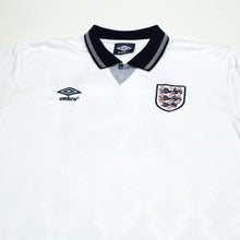 Load image into Gallery viewer, 1990/92 Gascoigne #19 England Retro Umbro Home Football Shirt (XL) Italia 902
