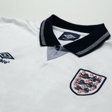 Load image into Gallery viewer, 1990/92 Gascoigne #19 England Retro Umbro Home Football Shirt (XL) Italia 906
