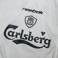 Load image into Gallery viewer, 2001/03 Gerrard #17 Liverpool Vintage Reebok Away Football Shirt (L)6
