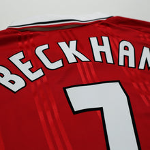 Load image into Gallery viewer, 1999 Beckham #7 Manchester United adidas Icons L/S Treble Football Shirt (L/XL)11

