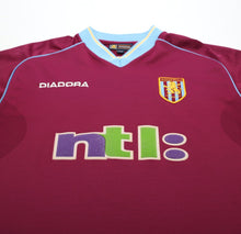 Load image into Gallery viewer, 2001/02 ANGEL #8 Aston Villa Vintage Diadora Football Shirt Jersey (S/M) 34/36
