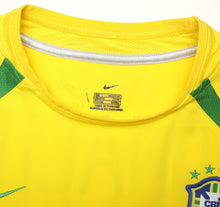Load image into Gallery viewer, 2002/04 RONALDO #9 Brazil Vintage Nike WC 2002 Home Football Shirt (L)
