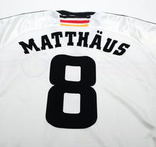 Load image into Gallery viewer, 1998/00 MATTHAUS #8 Germany Vintage adidas Home Football Shirt (M) WC 98
