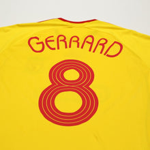 Load image into Gallery viewer, 2006/07 Gerrard #8 Liverpool Vintage adidas Away Football Shirt (L)10
