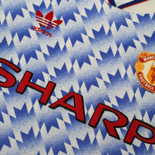 Load image into Gallery viewer, 1990/92 Manchester United Vintage adidas Away Football Shirt (M) 38/408
