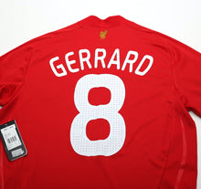 Load image into Gallery viewer, 2008/10 GERRARD #8 Liverpool Vintage adidas UCL Home Football Shirt (M) BNWT
