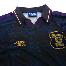 Load image into Gallery viewer, 1994/96 Scotland Vintage Umbro Home Football Shirt (L) Euro 966
