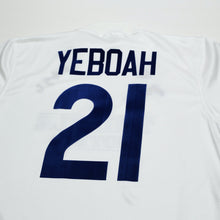 Load image into Gallery viewer, 1995/96 Yeboah #21 Leeds United Vintage Asics Home Football Shirt (L)8
